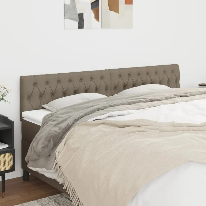 Galvūgaliai, taupe spalvos, 200x7x78/88 cm, audinys