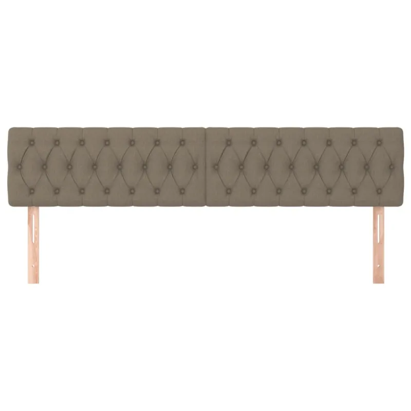 Galvūgaliai, taupe spalvos, 200x7x78/88 cm, audinys