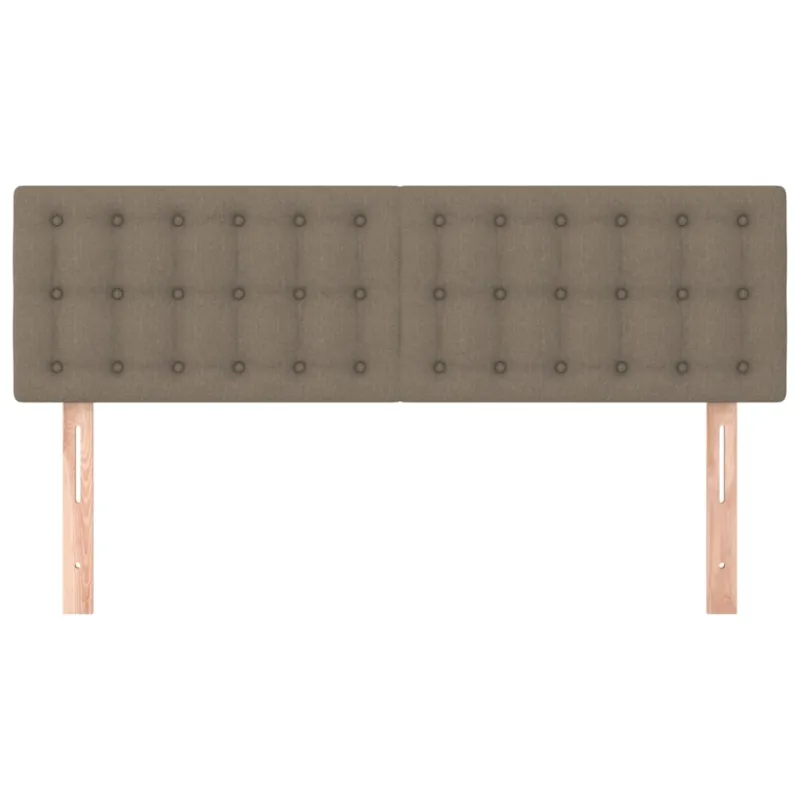 Galvūgaliai, taupe spalvos, 144x5x78/88 cm, audinys