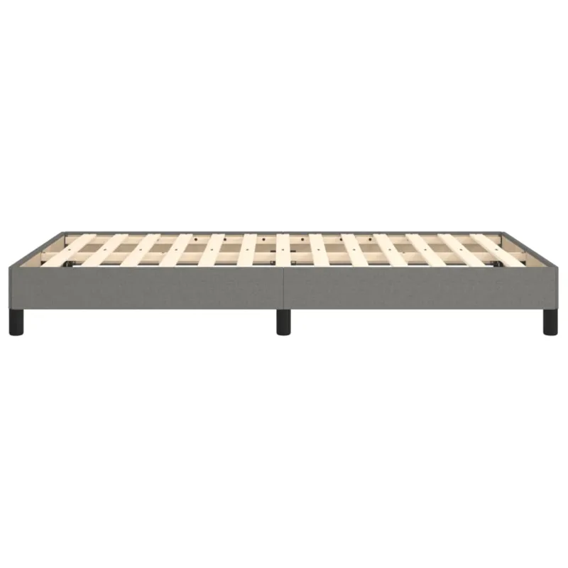 Lovos rėmas be čiužinio, tamsiai pilkas, 120x200cm, audinys