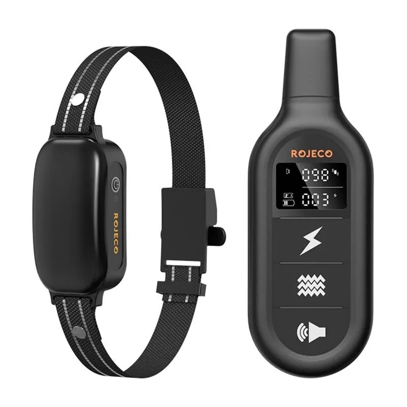 Rojeco 1000M PD521 Electric Barking Collar (Black) universal