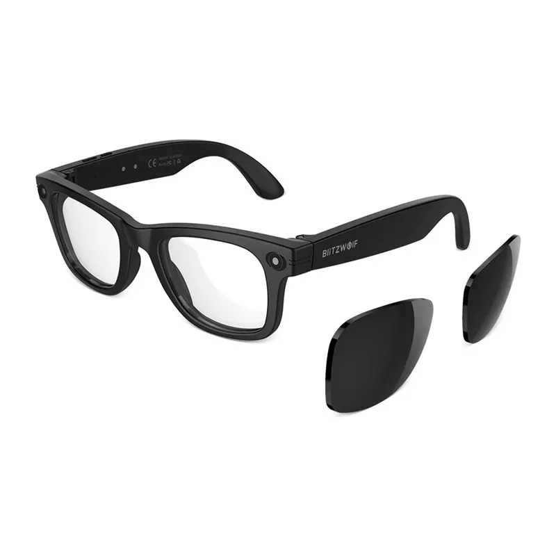 BlitzWolf BW-AG1 Pro Smart AI Sunglasses with Interchangeable Sunglass Lenses universal