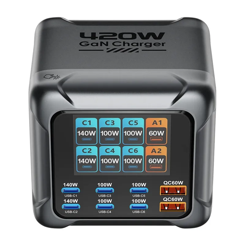 Blitzwolf BW-S33 420W Charger, 8 Ports universal