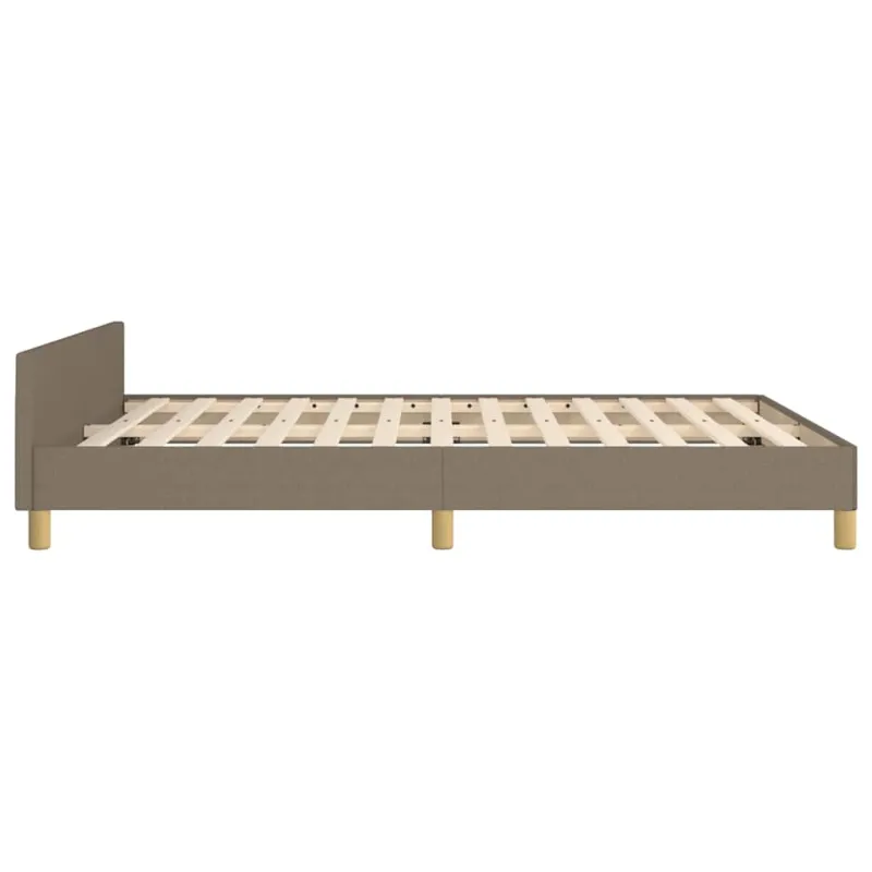 Lovos rėmas be čiužinio, taupe spalvos, 140x190cm, audinys