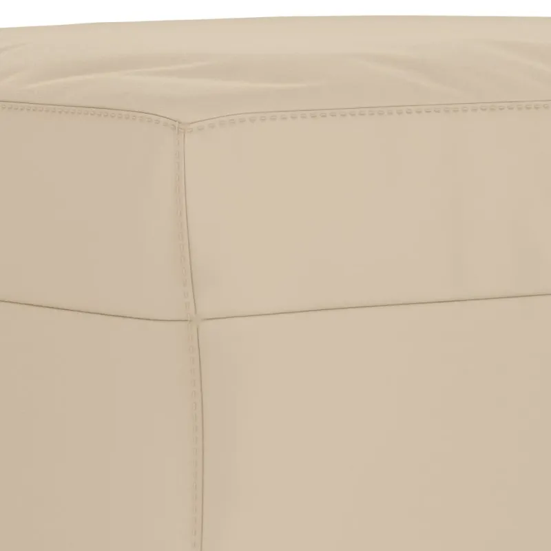 Pakoja, kreminės spalvos, 60x50x41cm, mikropluošto audinys