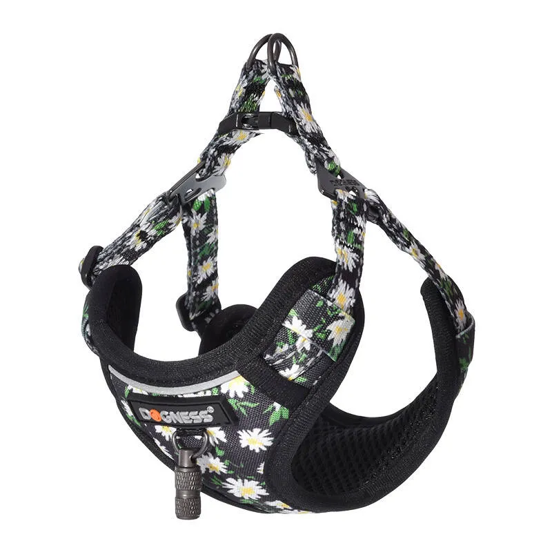Koerakomplekt Dogness rihm ja jalutusrihm (Daisy Black) universaalne