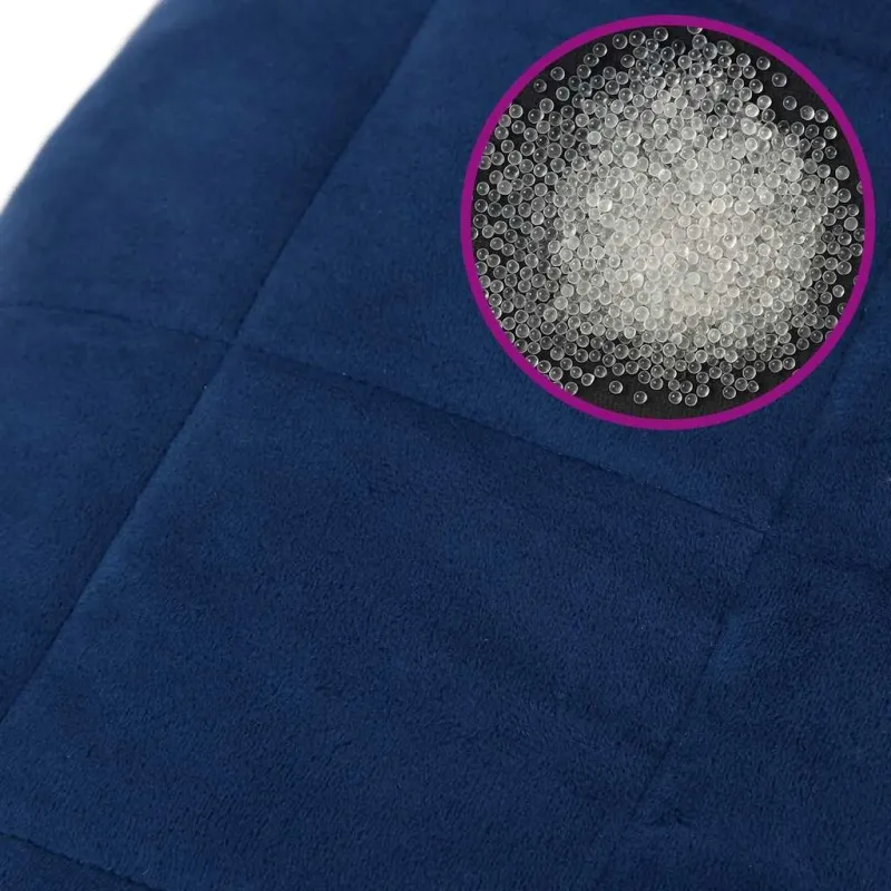 Sunki antklodė, mėlynos spalvos, 220x260cm, audinys, 15kg