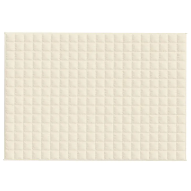 Sunki antklodė, šviesi kreminė, 138x200cm, audinys, 10kg