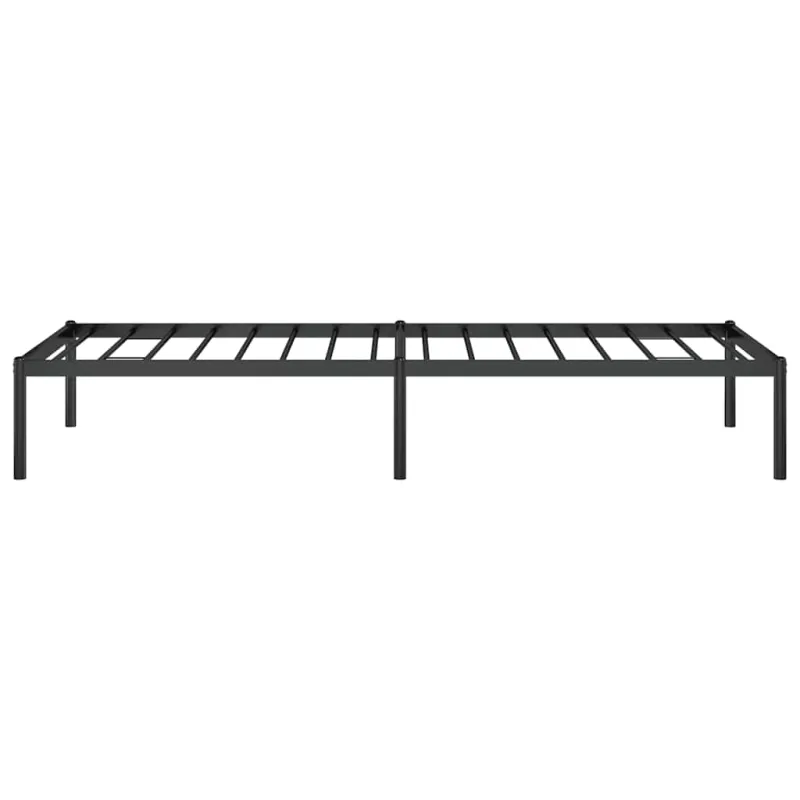 Metalinis lovos rėmas, juodos spalvos, 75x190cm