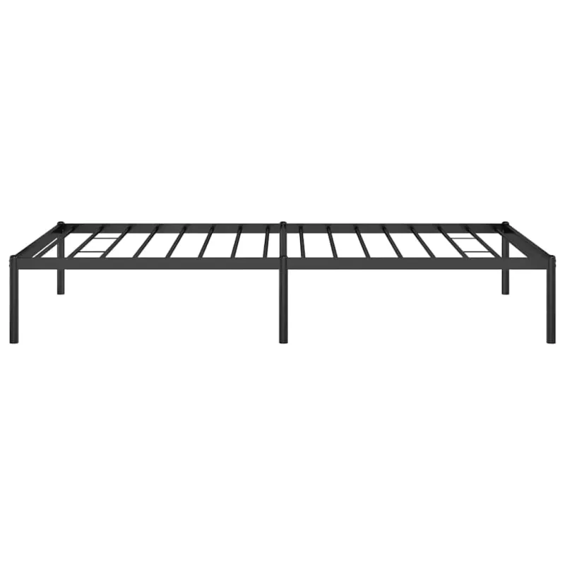 Metalinis lovos rėmas, juodos spalvos, 100x190cm
