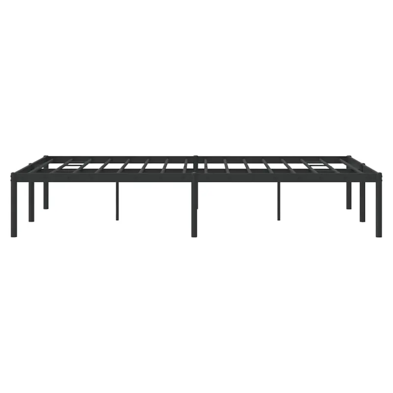 Metalinis lovos rėmas, juodos spalvos, 135x190cm