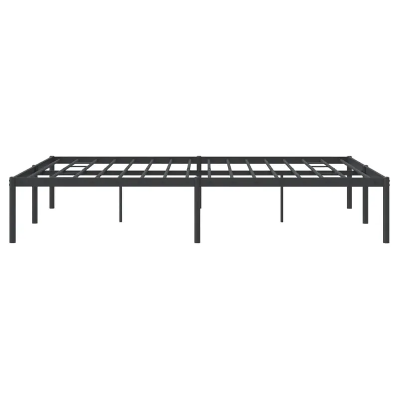Metalinis lovos rėmas, juodos spalvos 160x200 cm
