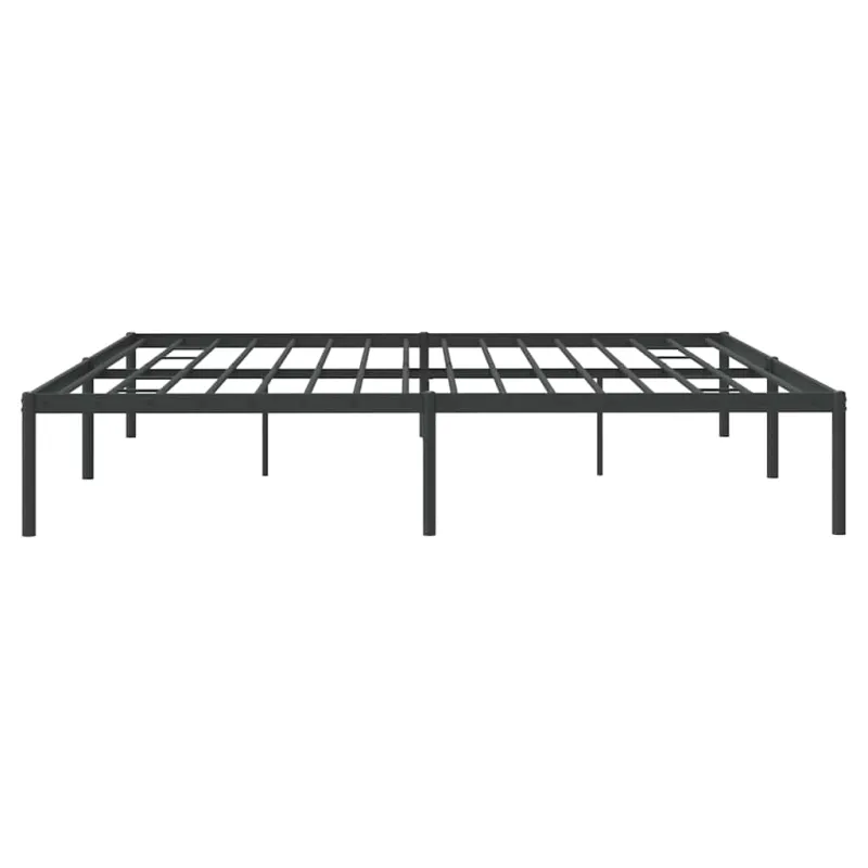 Metalinis lovos rėmas, juodos spalvos 180x200 cm