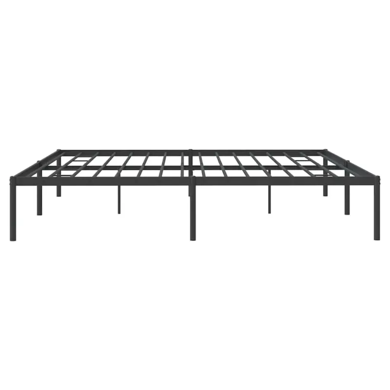 Metalinis lovos rėmas, juodos spalvos, 183x213cm