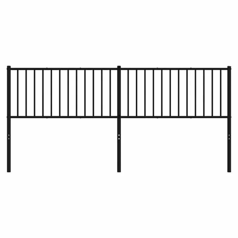 Metalinis pakaitinis galvūgalis, juodos spalvos, 200cm