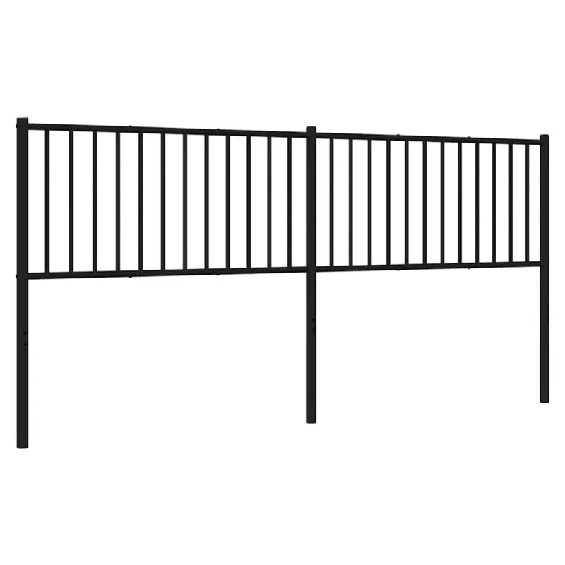 Metalinis pakaitinis galvūgalis, juodos spalvos, 200cm