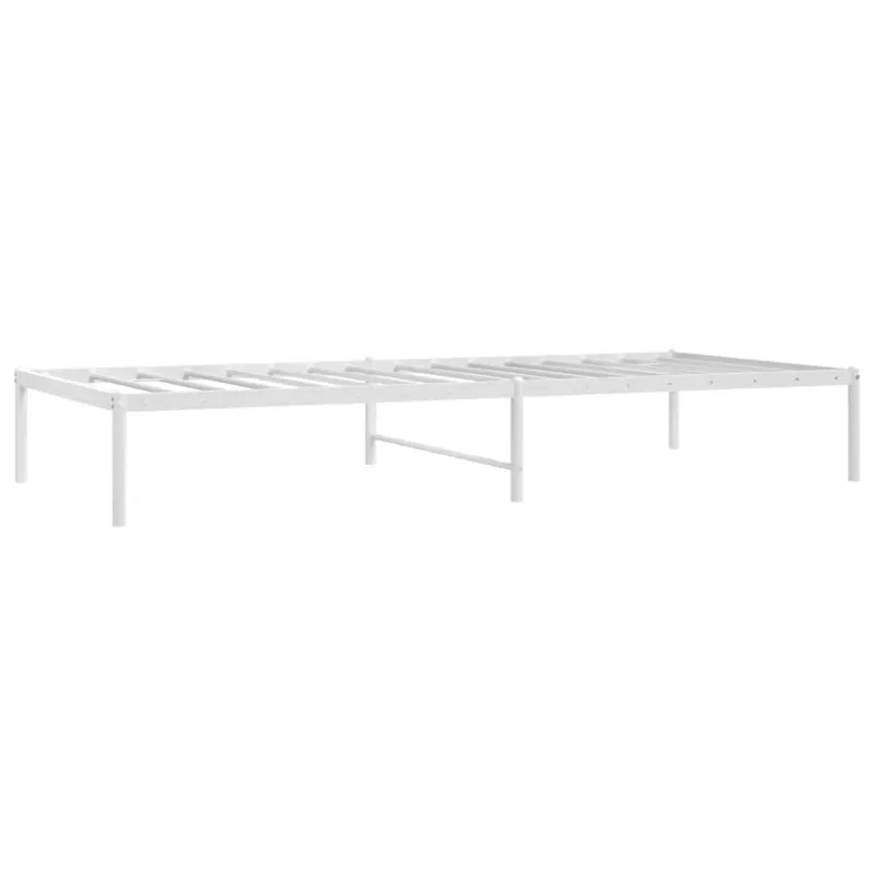 Metalinis lovos rėmas, baltos spalvos, 90x200cm