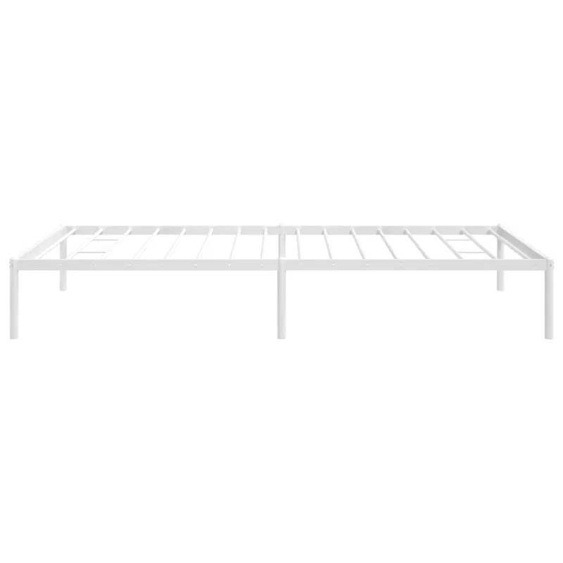 Metalinis lovos rėmas, baltos spalvos, 107x203 cm