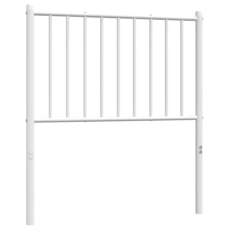 Metalinis pakaitinis galvūgalis, baltos spalvos, 75cm