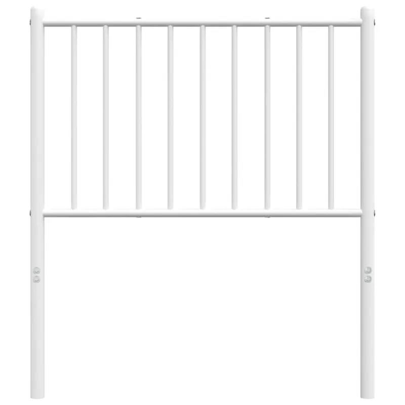 Metalinis pakaitinis galvūgalis, baltos spalvos, 75cm