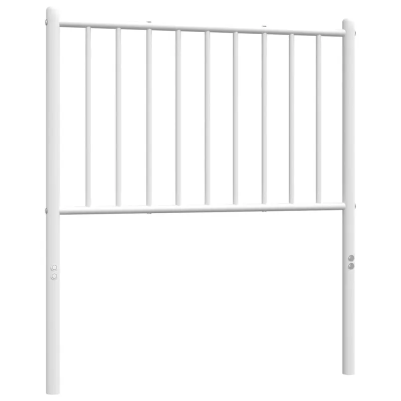 Metalinis pakaitinis galvūgalis, baltos spalvos, 80cm