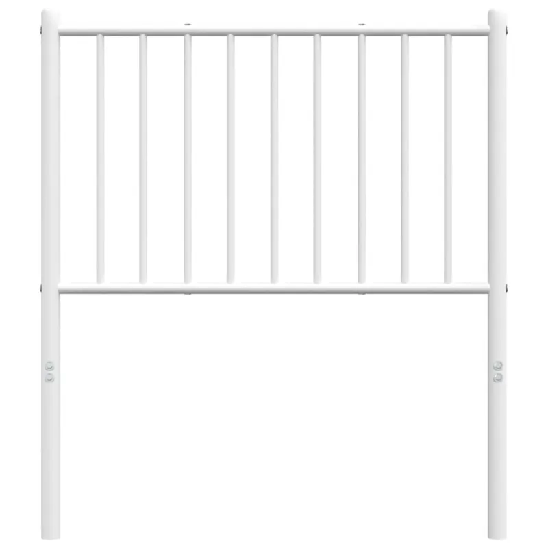 Metalinis pakaitinis galvūgalis, baltos spalvos, 80cm