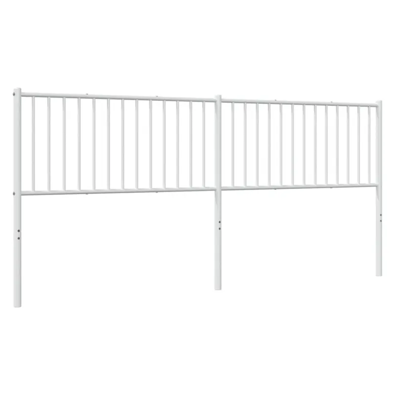 Metalinis pakaitinis galvūgalis, baltos spalvos, 200cm