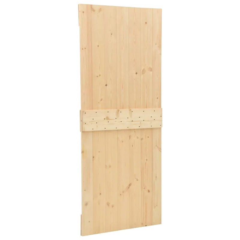 Duris NARVIK Natūrali 90 x 210 cm Kietos pušies medžio durys