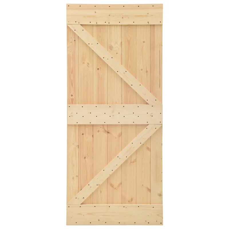Duris NARVIK Natūrali 100 x 210 cm Kietos pušies medžio durys
