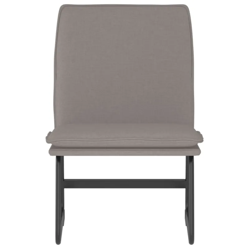 Poilsio kėdė, taupe spalvos, 52x75x76cm, audinys