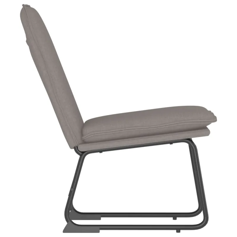 Poilsio kėdė, taupe spalvos, 52x75x76cm, audinys