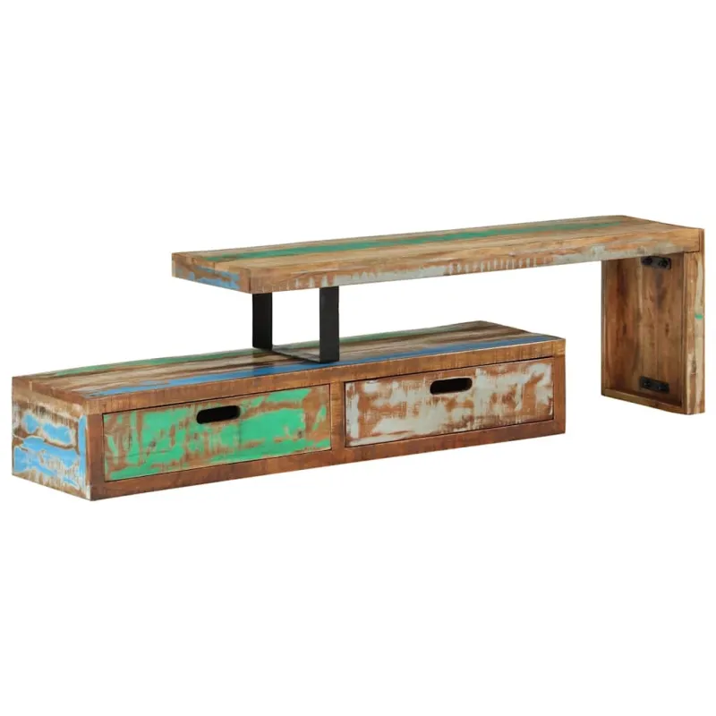 TV staliukas, (118-200) x 30 x 40 cm, perdirbtos medienos masyvas