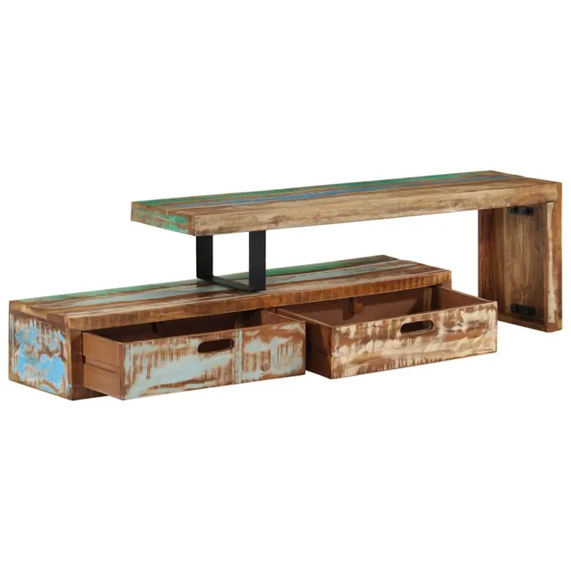 TV staliukas, (118-200) x 30 x 40 cm, perdirbtos medienos masyvas