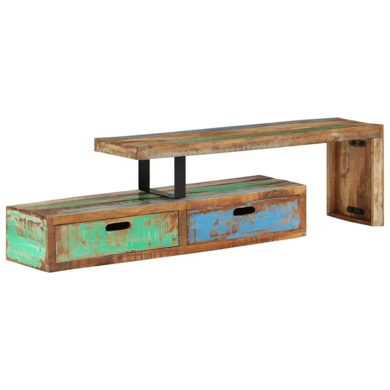 TV staliukas, (118-200) x 30 x 40 cm, perdirbtos medienos masyvas
