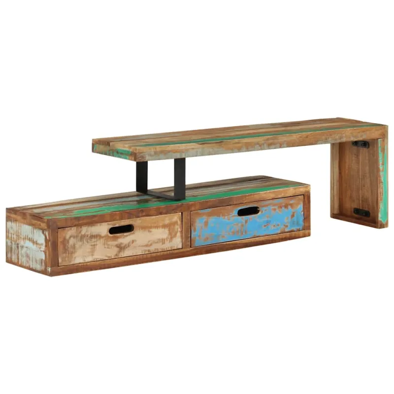 TV staliukas, (118-200) x 30 x 40 cm, perdirbtos medienos masyvas