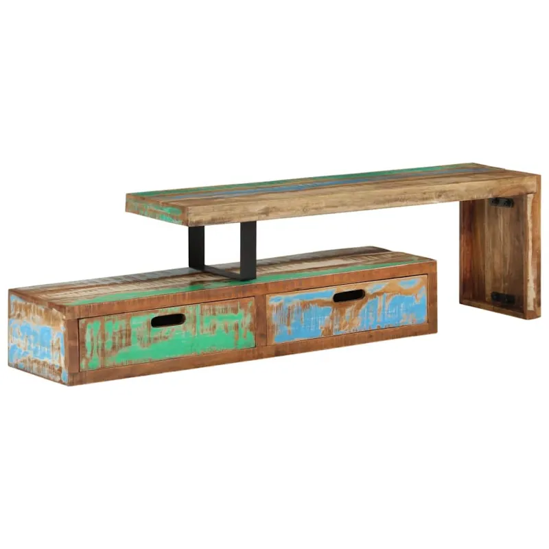 TV staliukas, (118-200) x 30 x 40 cm, perdirbtos medienos masyvas