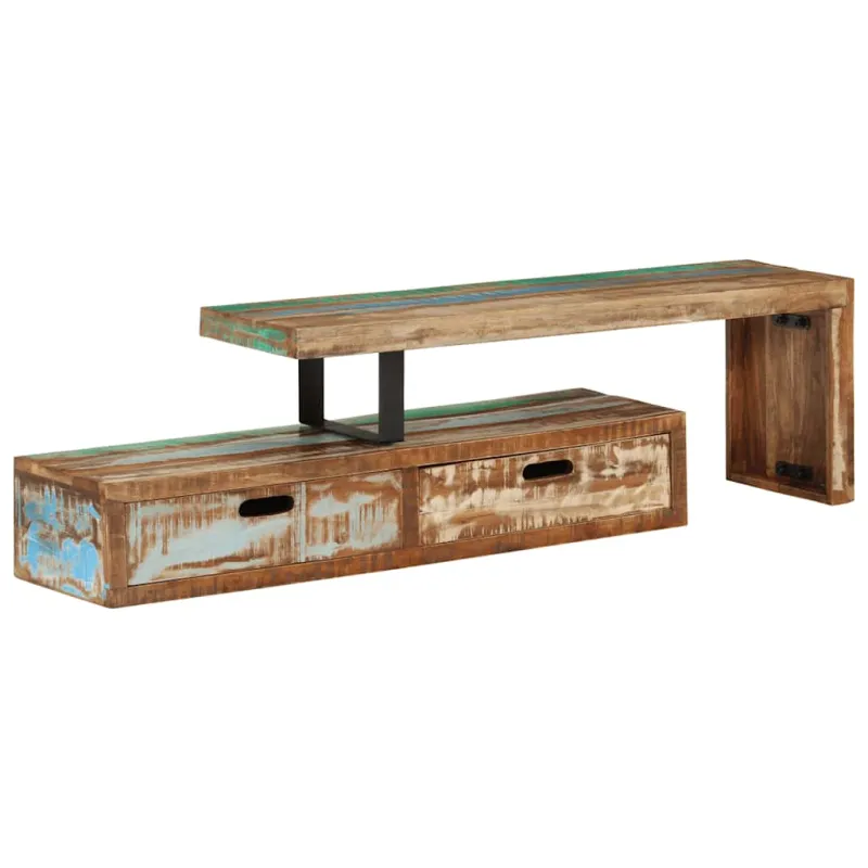TV staliukas, (118-200) x 30 x 40 cm, perdirbtos medienos masyvas
