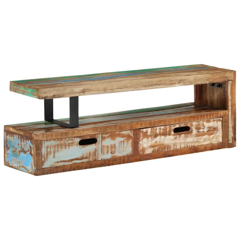 TV staliukas, (118-200) x 30 x 40 cm, perdirbtos medienos masyvas