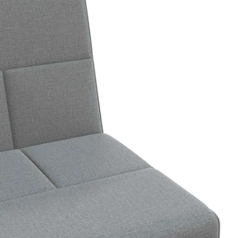 Sofa-lova su puodelių laikikliais, šviesiai pilka, audinys