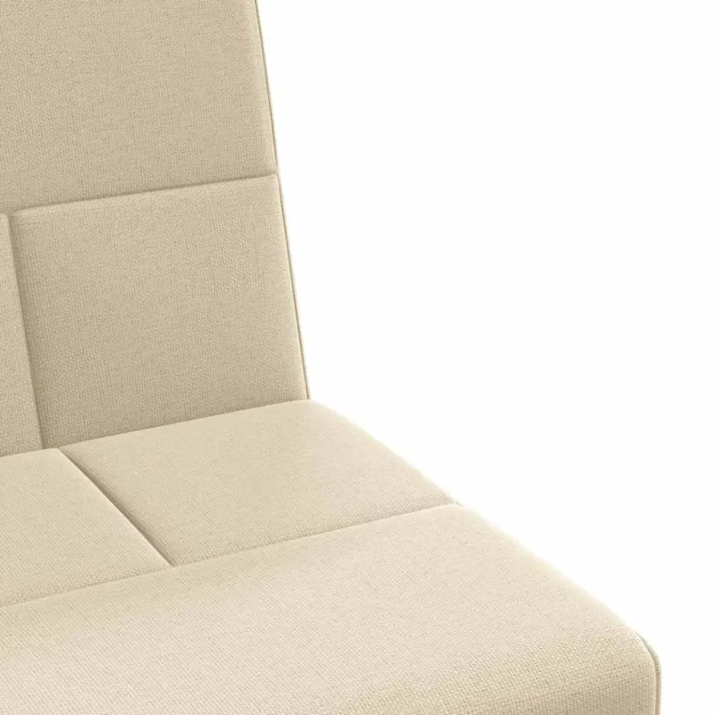 Sofa-lova su puodelių laikikliais, kreminės spalvos, audinys