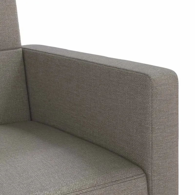 Sofa-lova su pagalvėlėmis, taupe spalvos, audinys