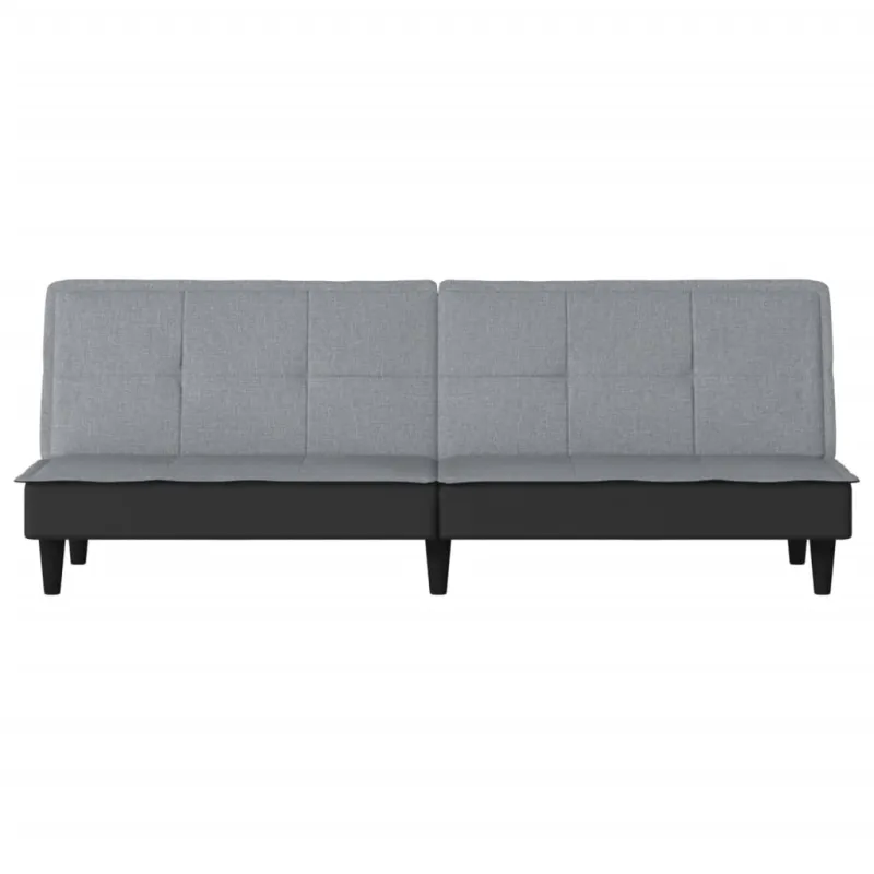 Sofa-lova, šviesiai pilkos spalvos, audinys