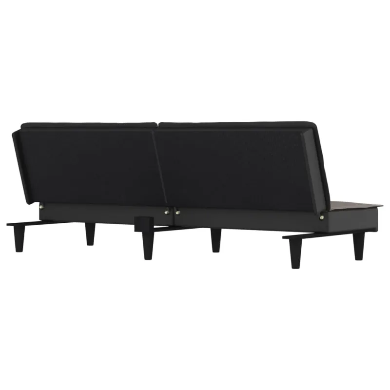 Dvivietė sofa-lova, taupe spalvos, audinys