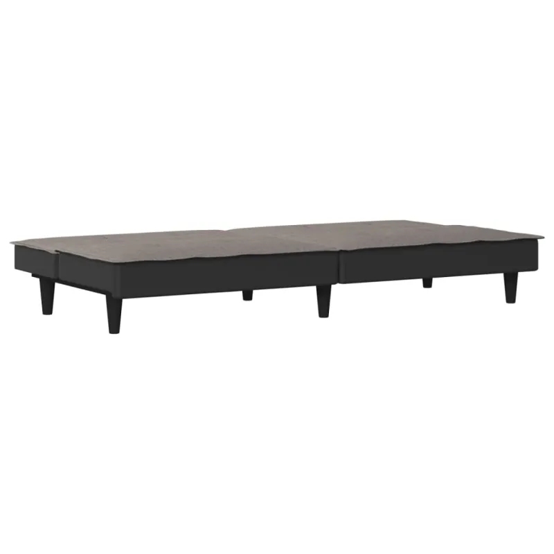 Dvivietė sofa-lova, taupe spalvos, audinys