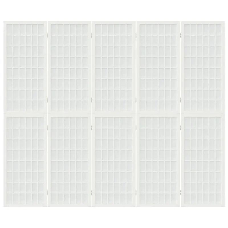 Kamb. pertvara, sulankst., 5 plokšt., japon., 200x170cm, balta
