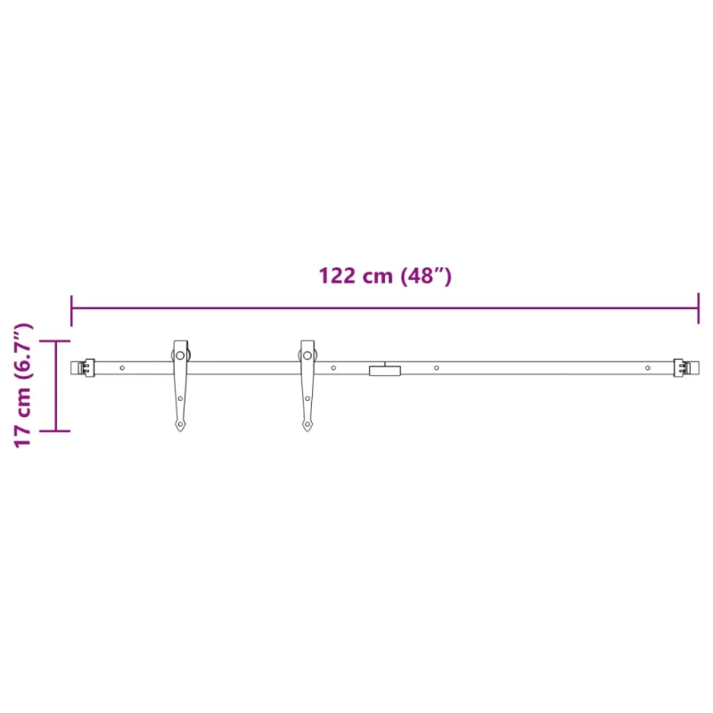 Stumdomų spintelės durelių rinkinys, juodas, 122cm, plienas