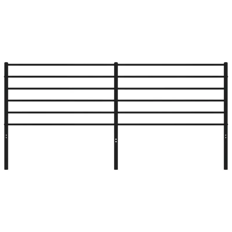 Metalinis pakaitinis galvūgalis, juodos spalvos, 200cm