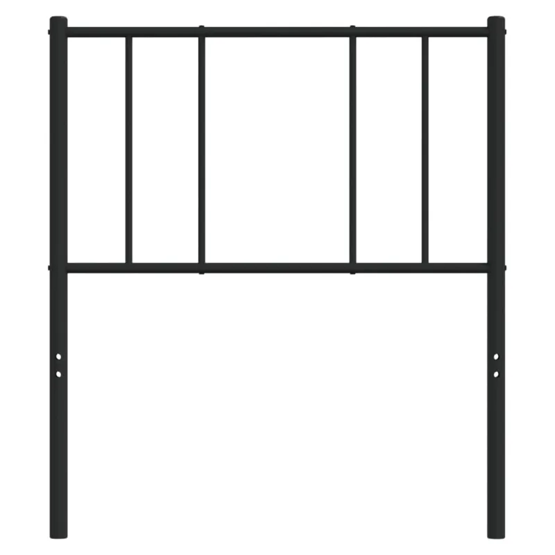 Metalinis pakaitinis galvūgalis, juodos spalvos, 80cm