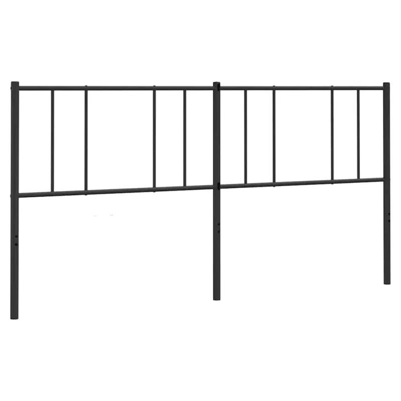 Metalinis pakaitinis galvūgalis, juodos spalvos, 180cm