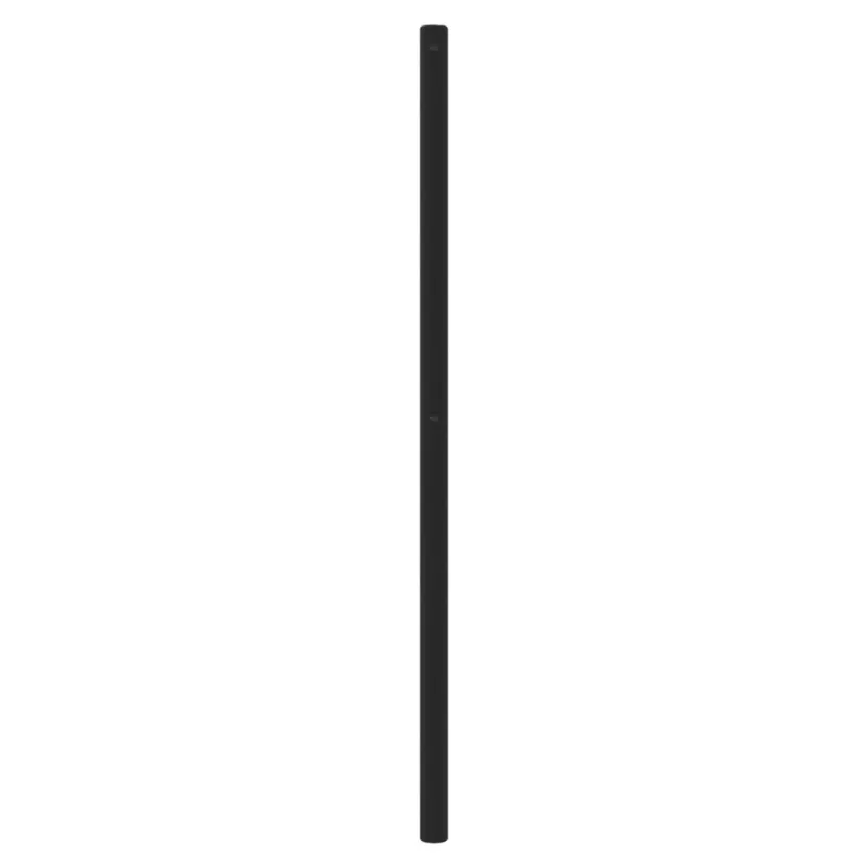 Metalinis pakaitinis galvūgalis, juodos spalvos, 200cm